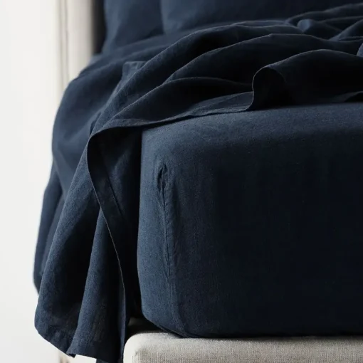 Provincial Home Living Sheets + Pillowcases>Antwerp Linen Fitted Sheet -