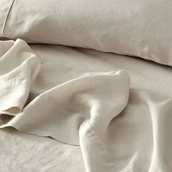 Provincial Home Living Sheets + Pillowcases>Antwerp Linen Fitted Sheet -