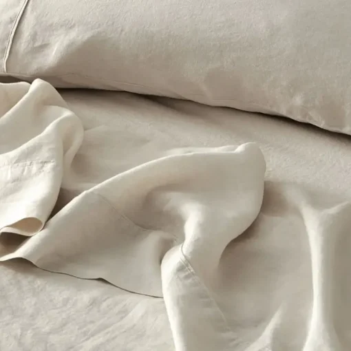 Provincial Home Living Sheets + Pillowcases>Antwerp Linen Fitted Sheet -