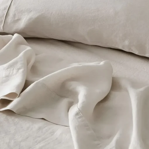 Provincial Home Living Sheets + Pillowcases>Antwerp Linen Fitted Sheet -