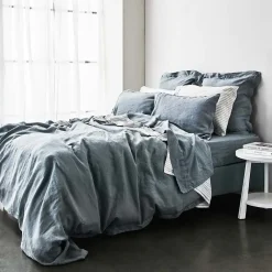 Provincial Home Living Sheets + Pillowcases></noscript>Antwerp Linen Flat Sheet -
