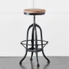 Provincial Home Living Stools>Axle Swivel Stool