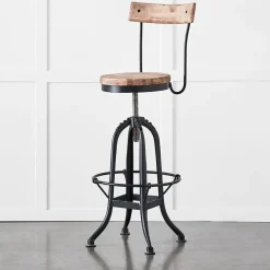 Provincial Home Living Stools>Axle Swivel Stool