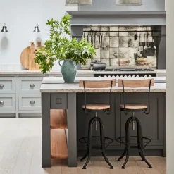 Provincial Home Living Stools>Axle Swivel Stool