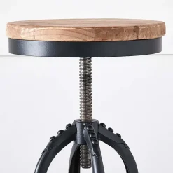 Provincial Home Living Stools></noscript>Axle Swivel Stool