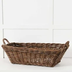 Provincial Home Living Baskets + Hampers>Basket Rect. Kubu Grey