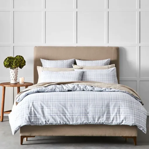 Provincial Home Living Quilt Covers>Bison Quilt Cover - Grey & White