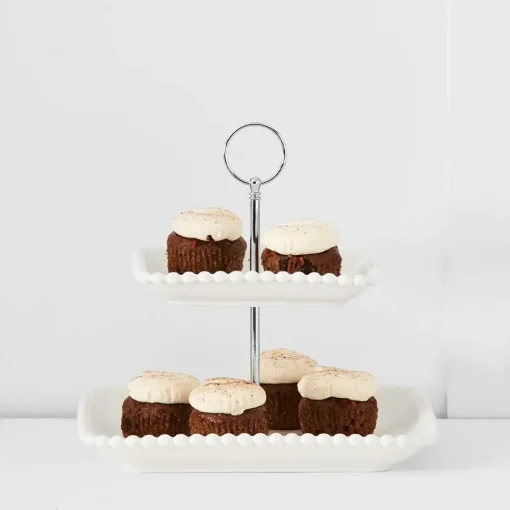 Provincial Home Living Servingware>Bourgogne 2 Tiered Stand