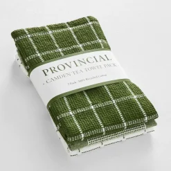 Provincial Home Living Tea Towels + Oven Gloves>Camden Tea Towel 3 Pk
