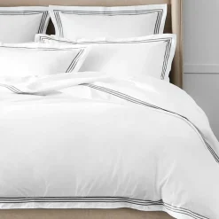 Provincial Home Living Quilt Covers>Chateau Quilt Cover - White & Dove