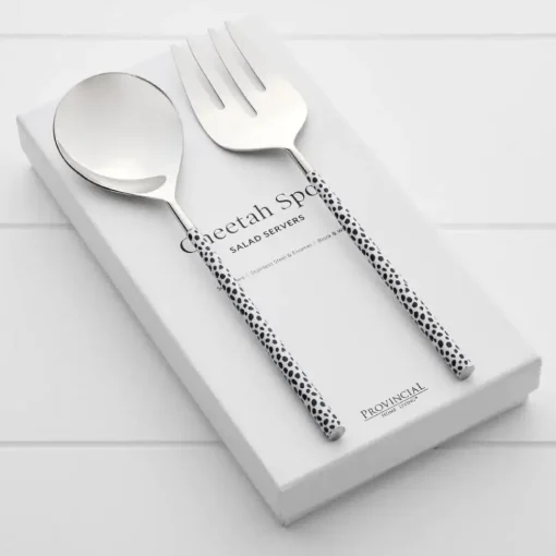 Provincial Home Living Cutlery>Cheetah Salad Servers