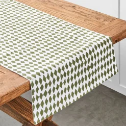 Provincial Home Living Napery>Diamond Table Runner