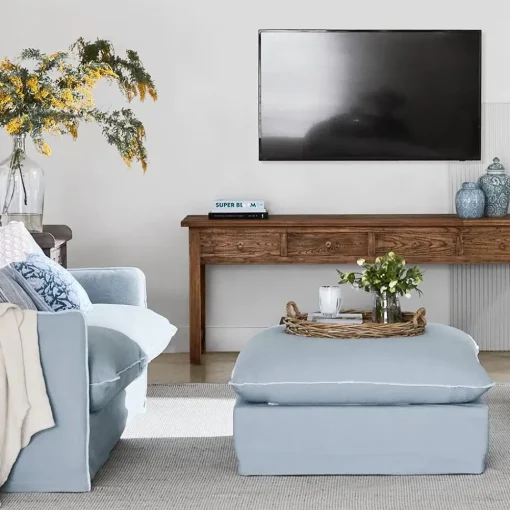 Provincial Home Living Console + Sofa Tables>4 Drawer Elm Sofa Table