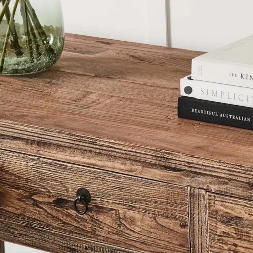 Provincial Home Living Console + Sofa Tables>4 Drawer Elm Sofa Table