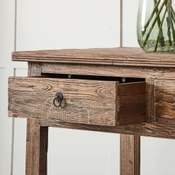 Provincial Home Living Console + Sofa Tables></noscript>4 Drawer Elm Sofa Table