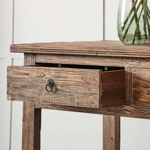 Provincial Home Living Console + Sofa Tables>4 Drawer Elm Sofa Table
