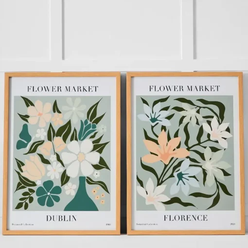 Provincial Home Living Artwork>Dublin Market Print 53x73