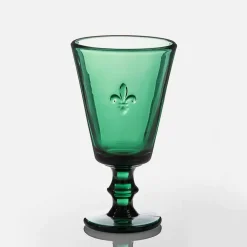Provincial Home Living Glassware>Fleur de Lys Goblet 4 Pack
