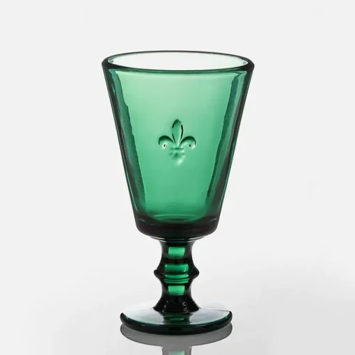 Provincial Home Living Glassware>Fleur de Lys Goblet 4 Pack