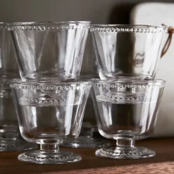 Provincial Home Living Servingware | Glassware>Fleurette Dessert Glass