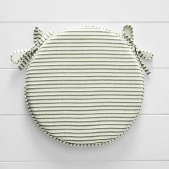 Provincial Home Living Chair Pads>Stripe Chair Pad