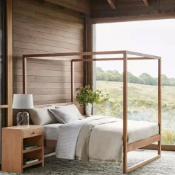 Provincial Home Living Beds + Bedheads>Frankie 4 Post Bed -