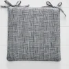 Provincial Home Living Chair Pads>Glen Check Chair Pad