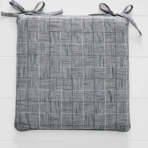 Provincial Home Living Chair Pads>Glen Check Chair Pad