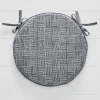 Provincial Home Living Chair Pads>Glen Check Chair Pad