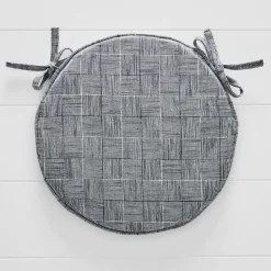 Provincial Home Living Chair Pads>Glen Check Chair Pad