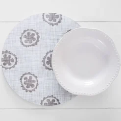 Provincial Home Living Napery>Harper Daisy Placemat 50 Pk