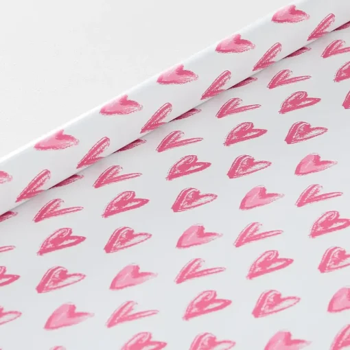 Provincial Home Living Wrap + Ribbon>Hearts Wrapping Paper - 3m