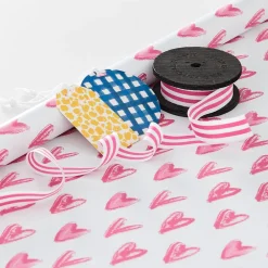 Provincial Home Living Wrap + Ribbon></noscript>Hearts Wrapping Paper - 3m