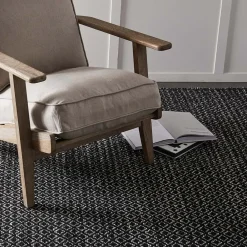 Provincial Home Living Rugs | Soft Furnishings></noscript>Jivika Rug - Ivory & Black