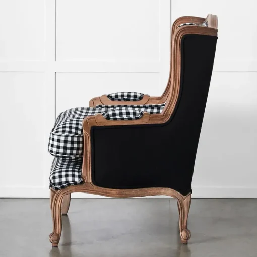 Provincial Home Living Armchairs>Khadi Buffalo Armchair