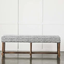 Provincial Home Living Benches | Ottomans + Benches></noscript>Khadi Diamond Bench