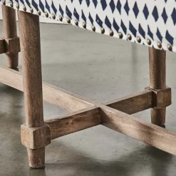 Provincial Home Living Benches | Ottomans + Benches></noscript>Khadi Diamond Bench