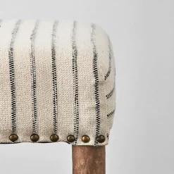 Provincial Home Living Benches | Ottomans + Benches></noscript>Khadi Hickory Stripe Bench
