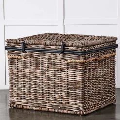 Provincial Home Living Hampers + Laundry | Baskets + Hampers>Kubu Linen Hamper Large