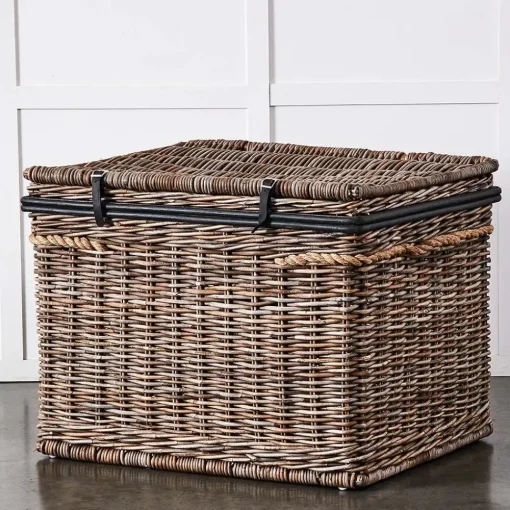 Provincial Home Living Hampers + Laundry | Baskets + Hampers>Kubu Linen Hamper Large