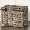 Provincial Home Living Hampers + Laundry | Baskets + Hampers>Kubu Linen Hamper Medium