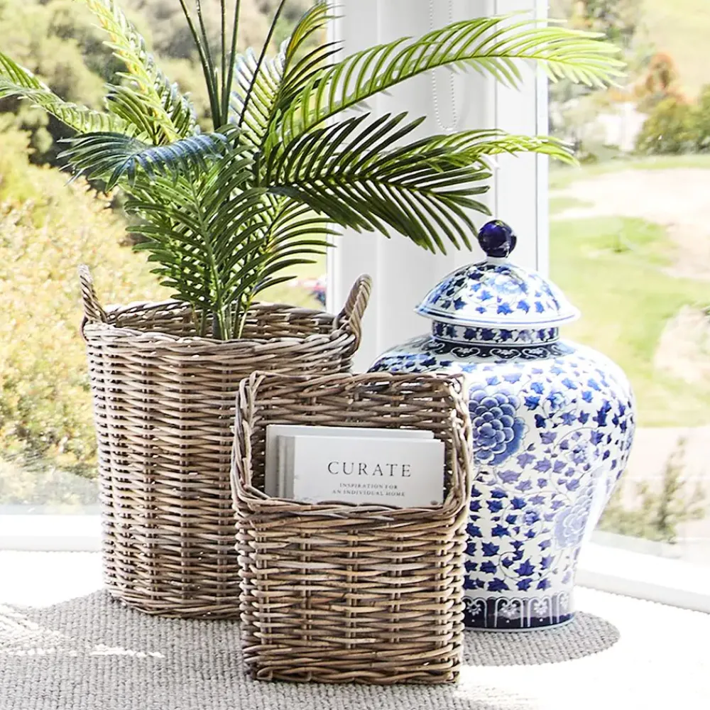 Provincial Home Living Baskets + Hampers>Kubu Magazine Basket