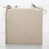 Provincial Home Living Chair Pads>Linen Chair Pad
