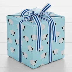 Provincial Home Living Wrap + Ribbon>Little Lamb Wrapping Paper - 5m