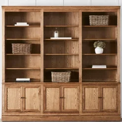 Provincial Home Living Libraries | Libraries>Manhattan 3 Section Library