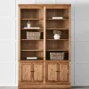 Provincial Home Living Libraries | Cabinets>Manhattan 2 Section Library