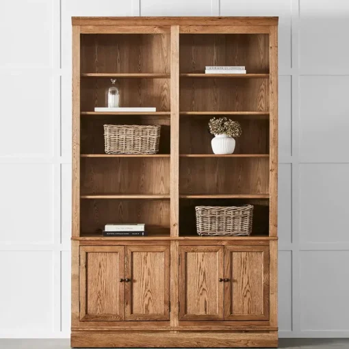 Provincial Home Living Libraries | Cabinets>Manhattan 2 Section Library