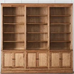 Provincial Home Living Libraries | Libraries>Manhattan 3 Section Library