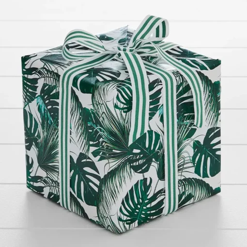 Provincial Home Living Wrap + Ribbon>Monsteria Wrapping Paper - 5m