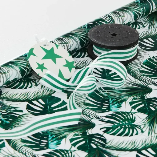 Provincial Home Living Wrap + Ribbon>Monsteria Wrapping Paper - 5m